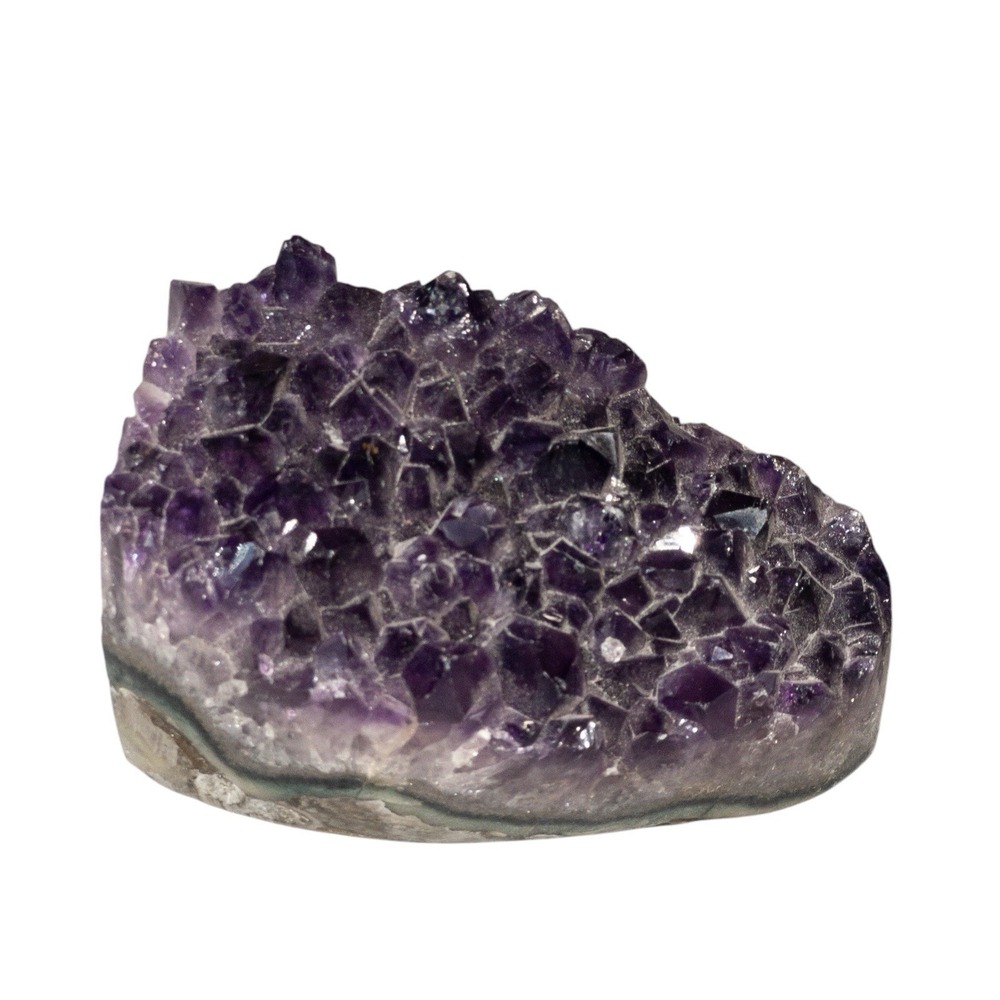 Amethyst Crystal Geode 1lb 5oz Lapidary Rock Hounding Jewelry Making - Picture 2 of 16